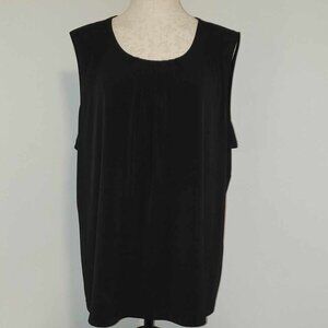 CJ Banks Sleeveless Stretch Blouse Size 1X